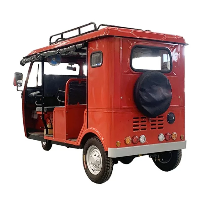 Трехколесный велосипед моторизованный бензин fuled Bajaj 4-местный Tuktuk