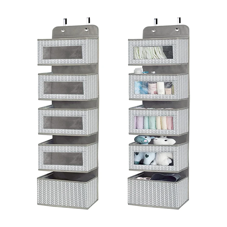 Складной органайзер на дверь для детской комнаты с 5 большими