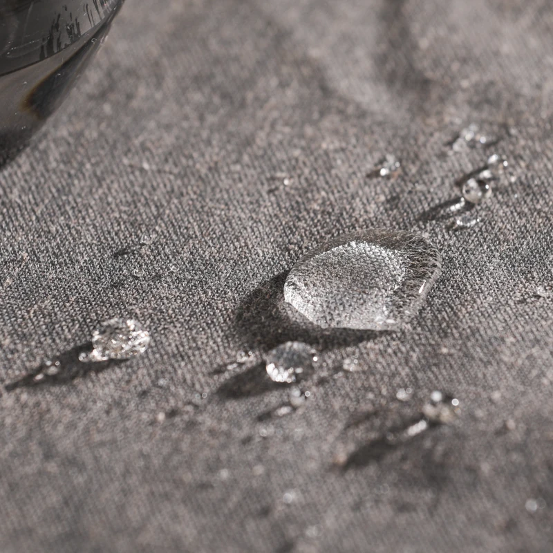 Solid Woven Waterproof Poly-linen Christmas Dining Table Runners for Kitchen Decoration