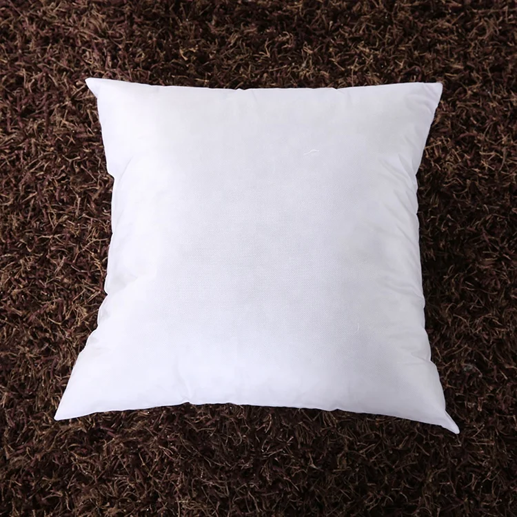 
China white square adult home hotel zhejiang sofa non woven pillow 