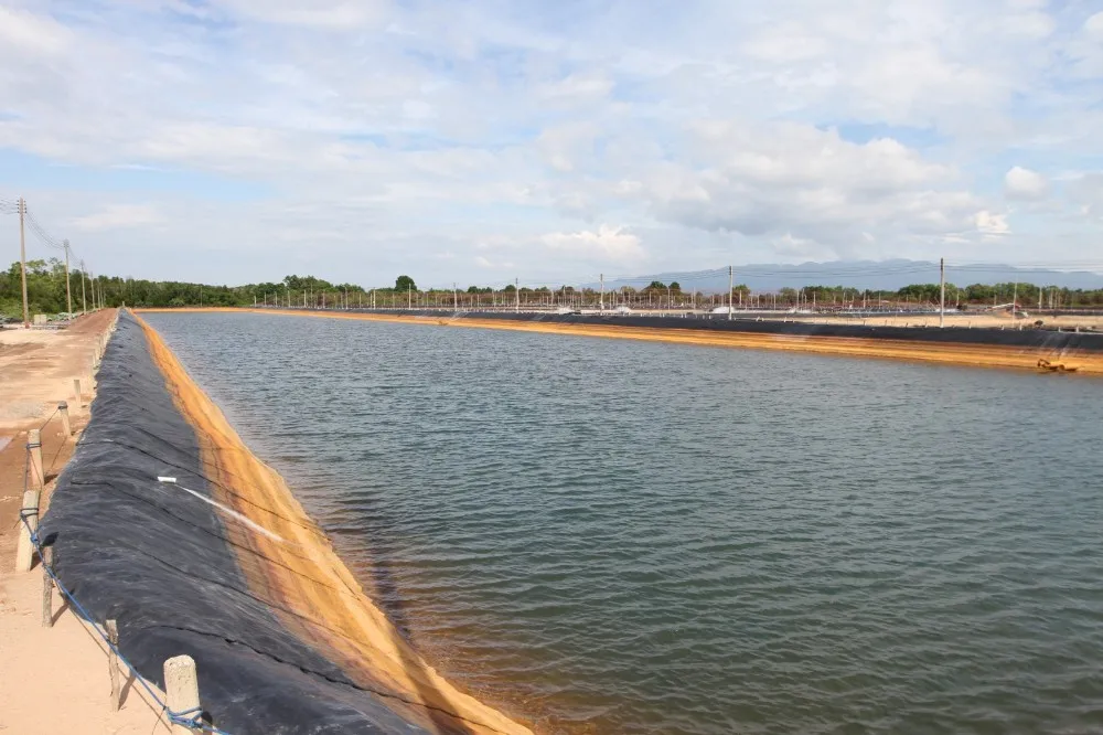Полипропиленовая подкладка для пруда высокой плотности для рыболовной фермы, проект в Guiyang, толщина 0,5 мм