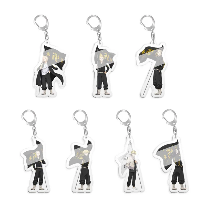 Custom Cool Japanese Anime Key Tokyo Revengers Keychain Anime Plastic Acrylic Keychain