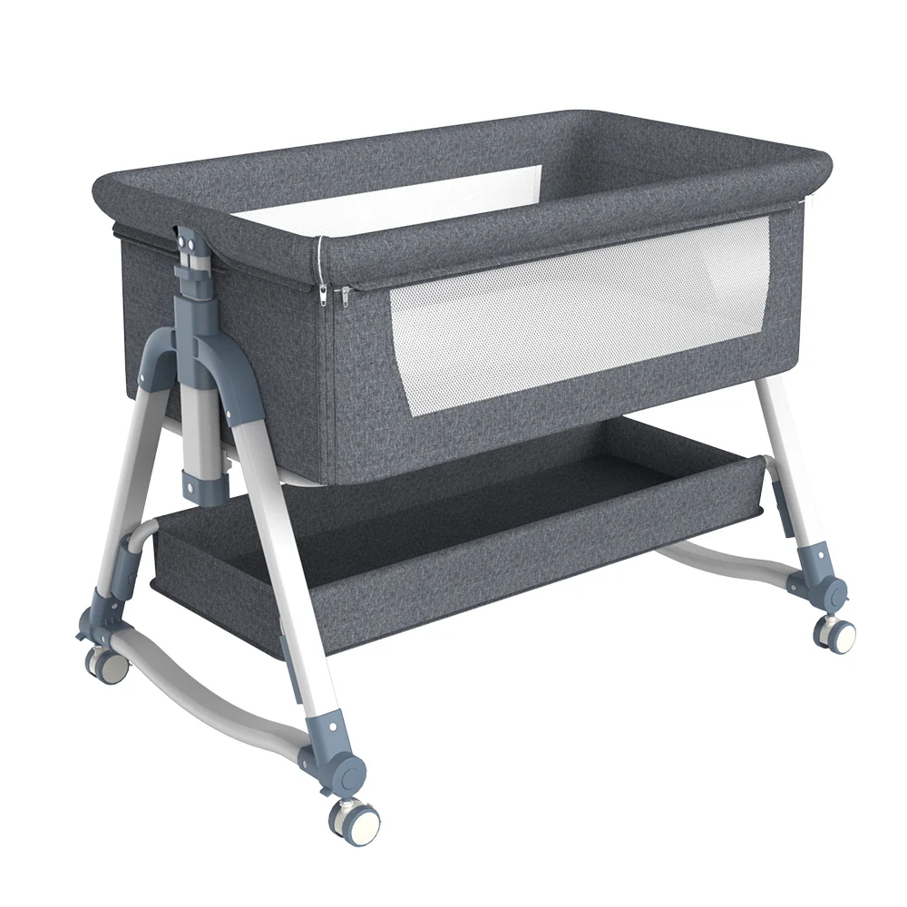 Anti-spill milk folding portable crib cradels born baby bed baby sofa bed sure safety bed for baby