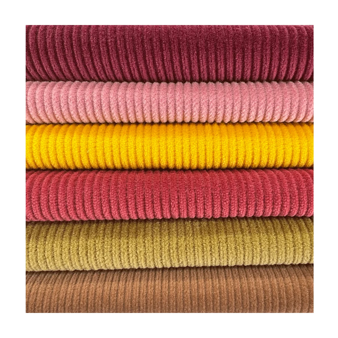 Hot selling Good Quality 98% cotton 2% spandex  Heavy Weight 8w Cotton Stretched Elastic Corduroy Fabric