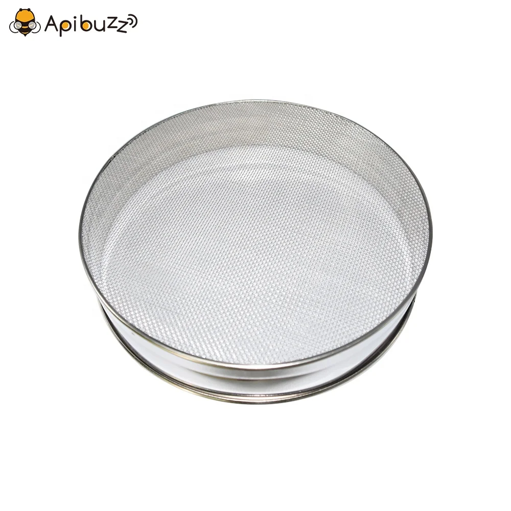 Wholesale honey double strainer - 304 Stainless Steel Double Sieve Honey Strainer - Dropshipping beekeeping equipment supplier