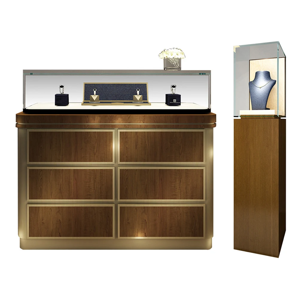 Dubai Modern Diamond Display Shop Furniture Jewellery Display Cabinets Jewelry Store Display Showcase