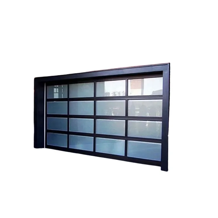 9 ft x 7 ft Smart High-lift Aluminum Glass garage door