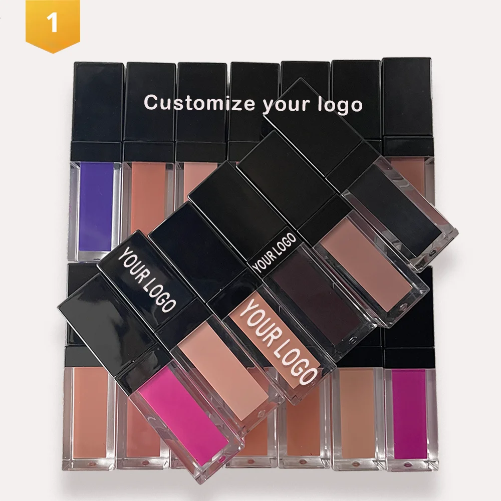 Oem cream matte liquid lipstick lipgloss vendor base clear lipstick nude lip gloss prefilled lipgloss private label
