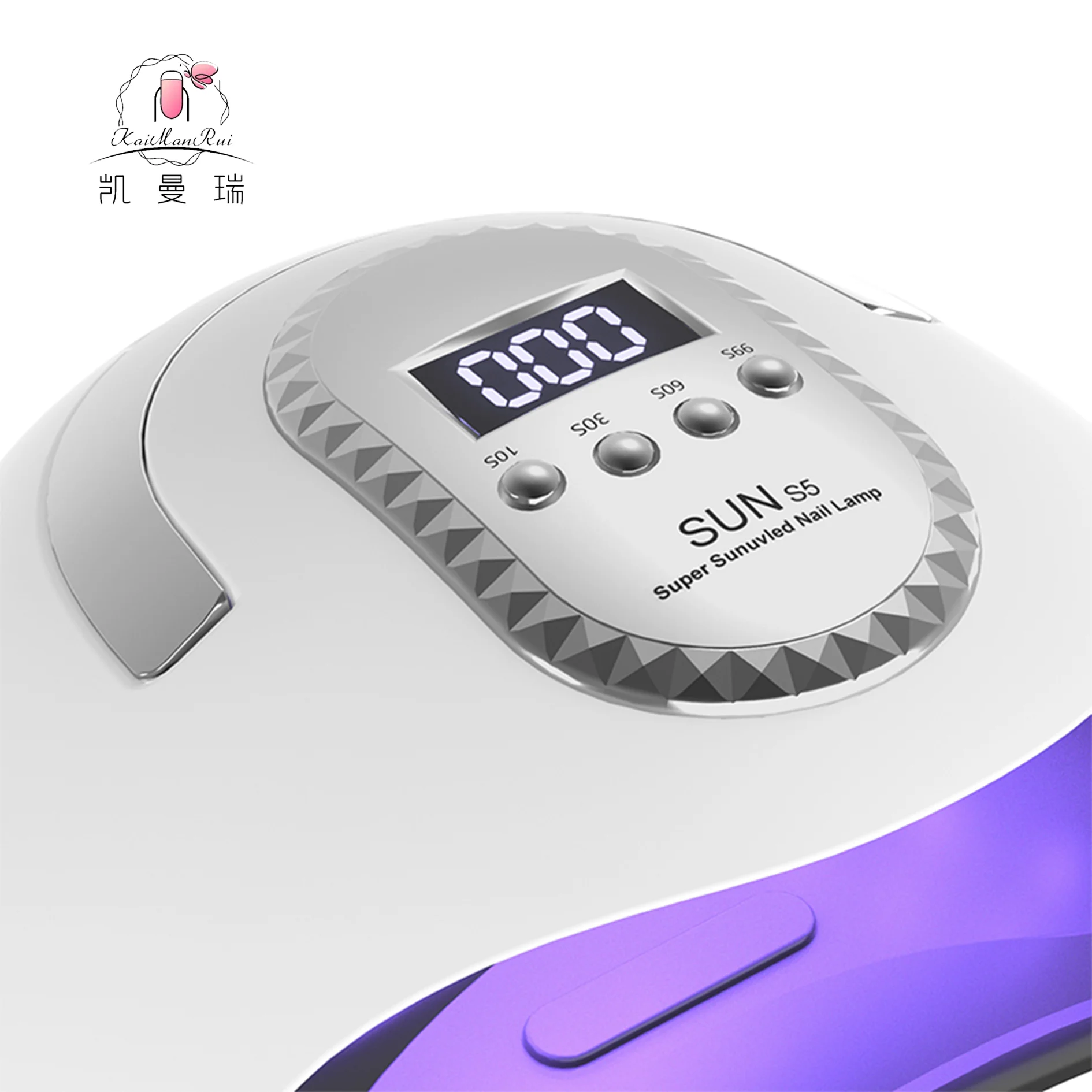 Kaiman High Power 280W SUN S5 Professional UV LED Nail Lamp Dryer Gel Nail Art Tools UV LED Nail Lamp With Handle