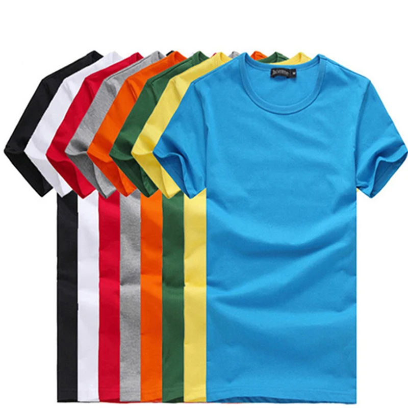 Colorful Peruvian Cotton Slim Fit T-Shirt Wholesale Soft 100% Cotton Short Sleeve Blank T Shirt