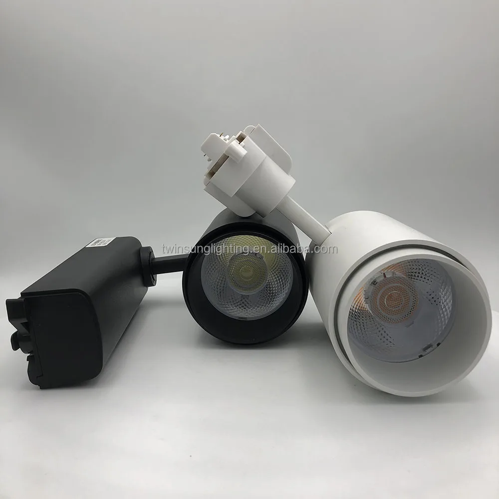 H Type Led Ceiling Track Spot Light Fitting Focus Adjustable Led Track Light Fixture Empty Housing Etl