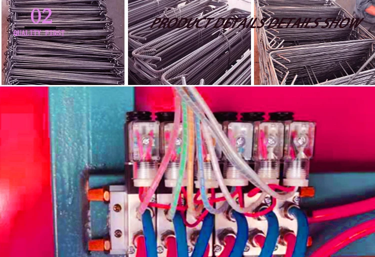 Five Head Industrial Machine 6-20mm Automatic Rebar Steel Rod Bar Stirrup Bender Bending Machine