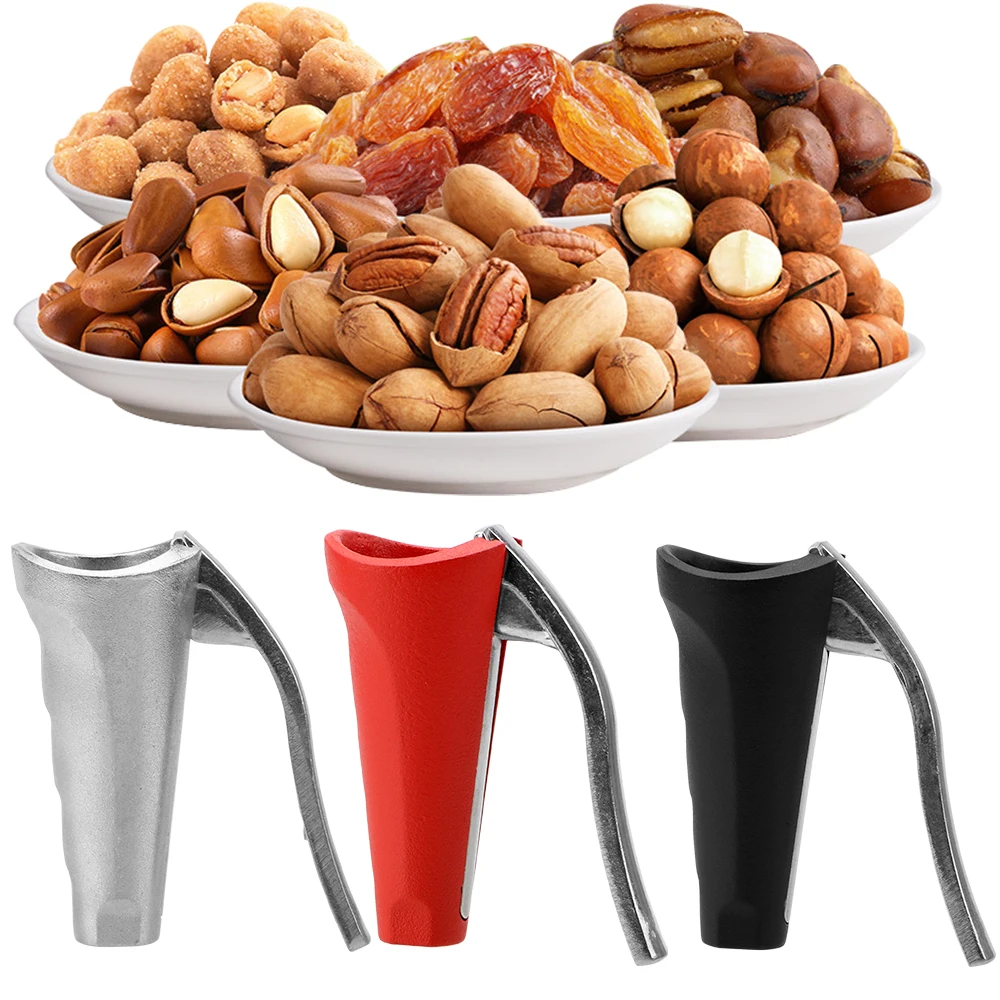5 in 1 Almond Nut Pecan Nuts Nutcracker Zinc Alloy Nut Opener Sheller Kitchen Tool Hazelnut Walnut Pliers Sheller
