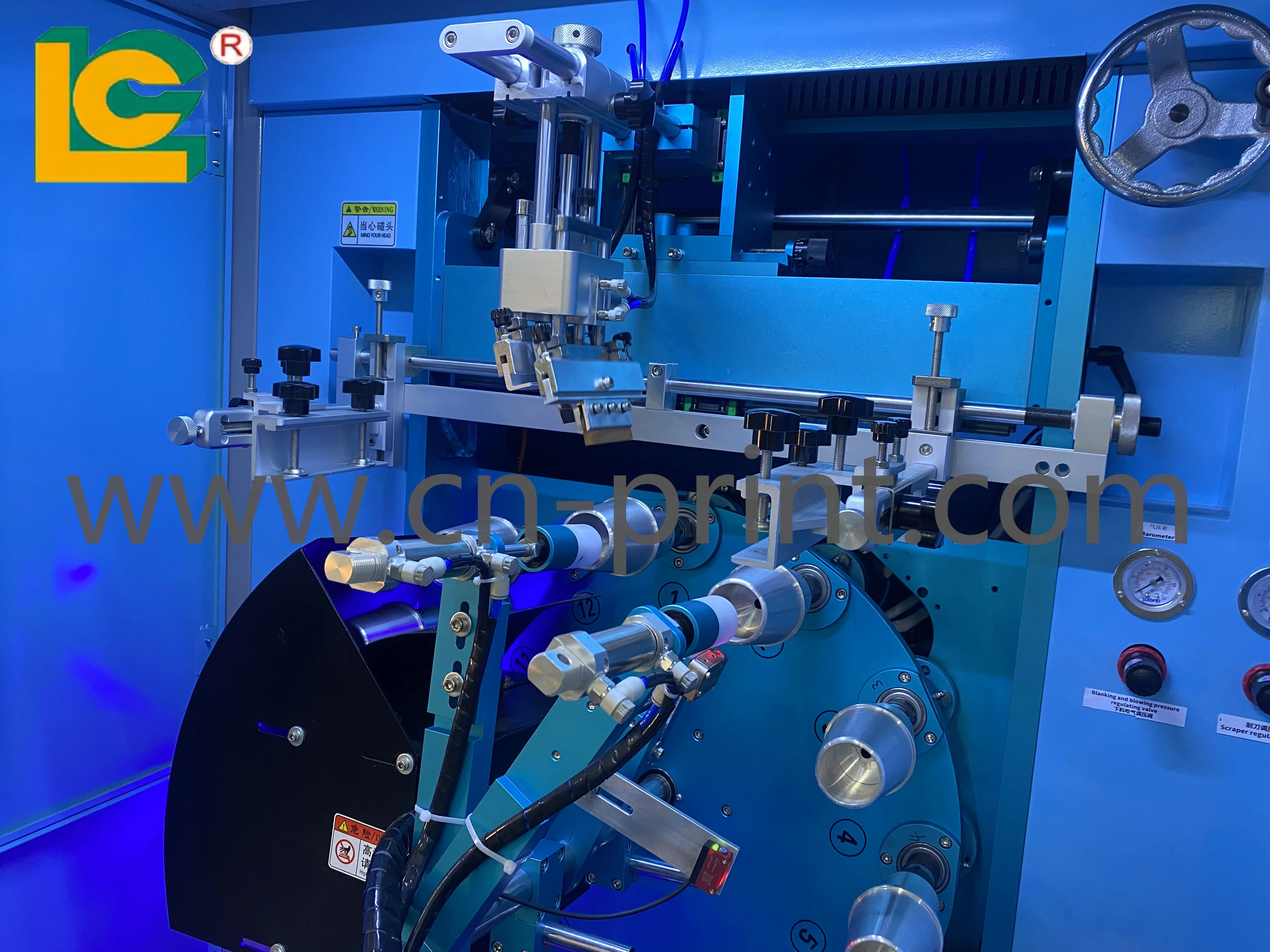 LC Brand Automatic PLC control screen printing machine for paper cup Milk Tea Cup/Coffee Cup with auto feeding and unloading