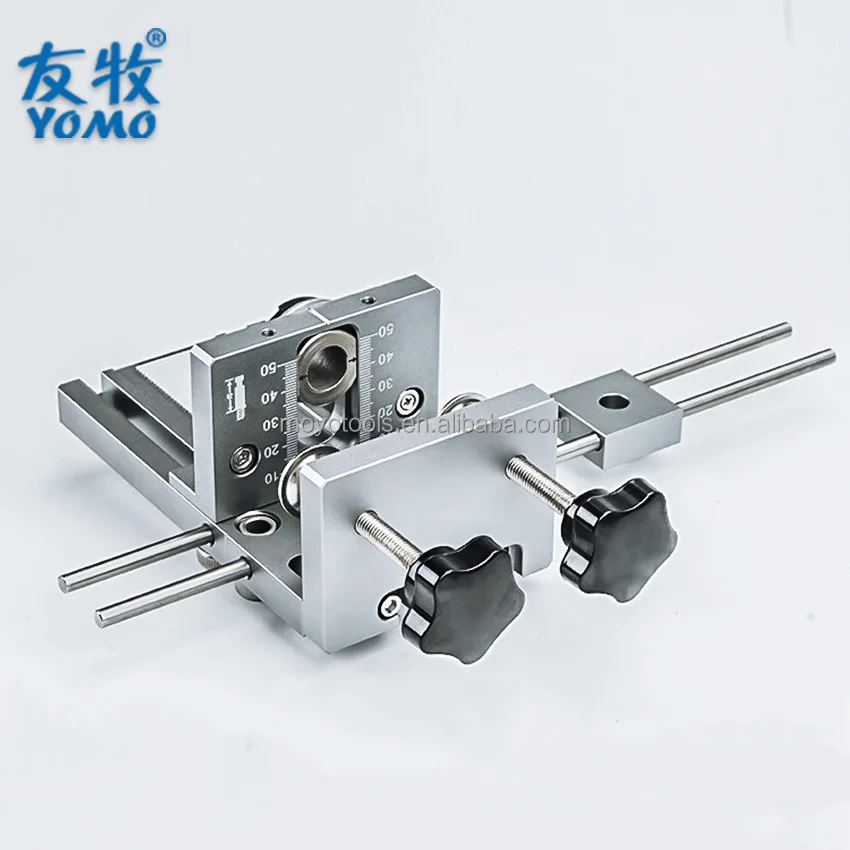 2024 New Upgrade Precision Punch Locator 3 In 1 Dowelling Jig Wood Hole Drilling Guide Tenoning Pin Hole Woodworking Tool