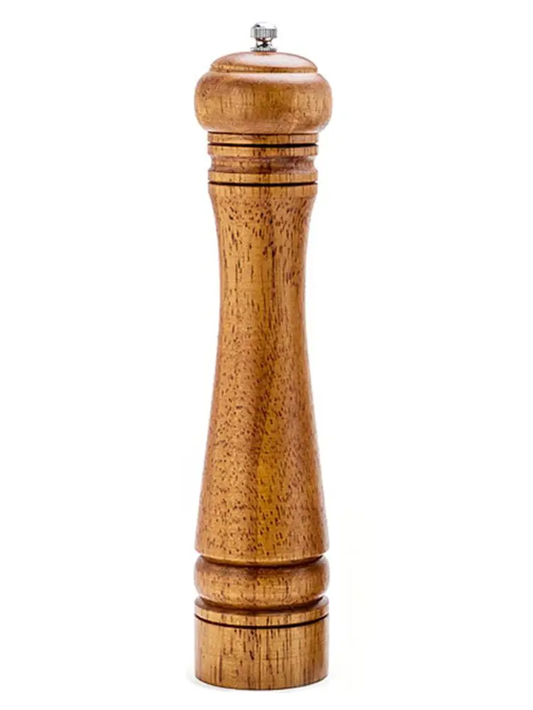 Salt and Pepper Grinding Set Elegant Wooden Salt and Pepper Shakers with Ceramic Mill