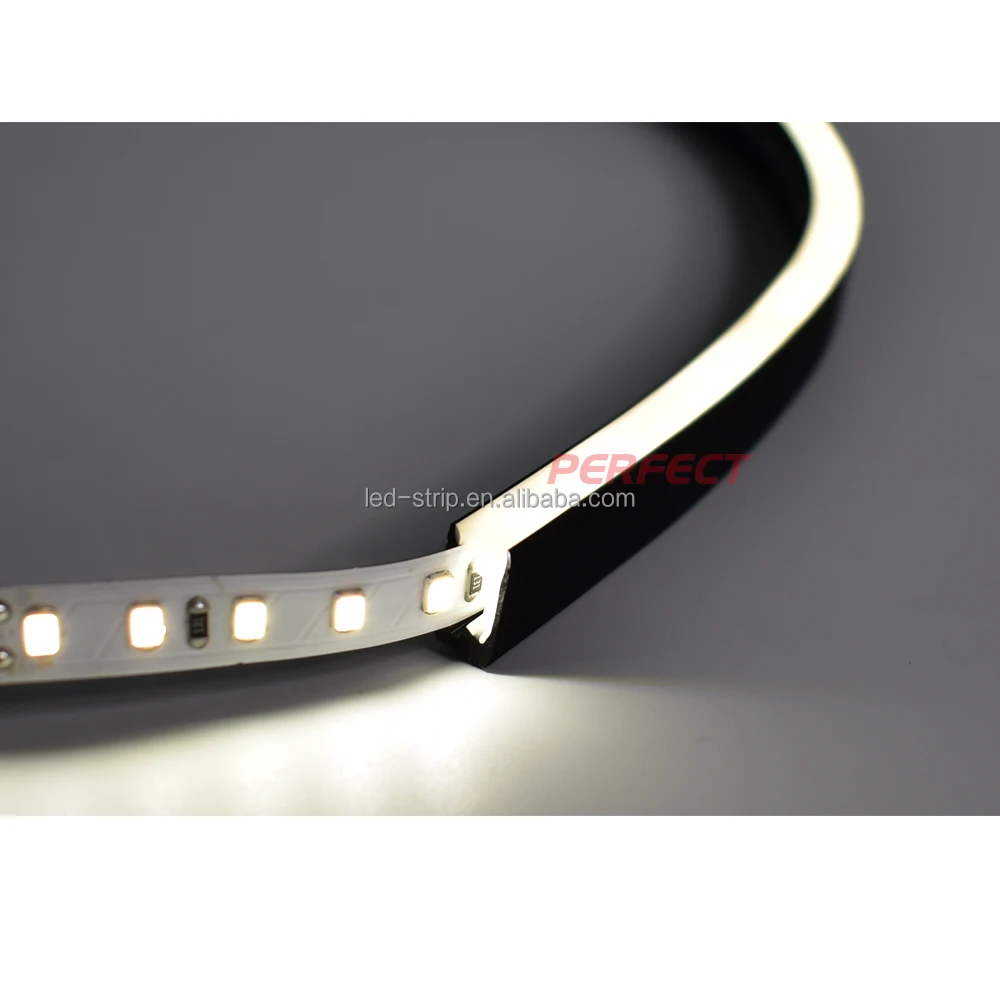 Black Neon Flex light side lighting 6*12mm for 8mm LED Strip LED Black neon tube