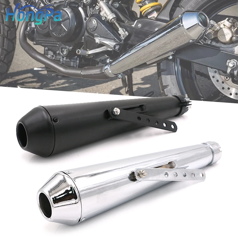 Универсальная выхлопная система двигателя выхлопной глушитель Модифицированная труба для Harley Chopper Boober Cafe
