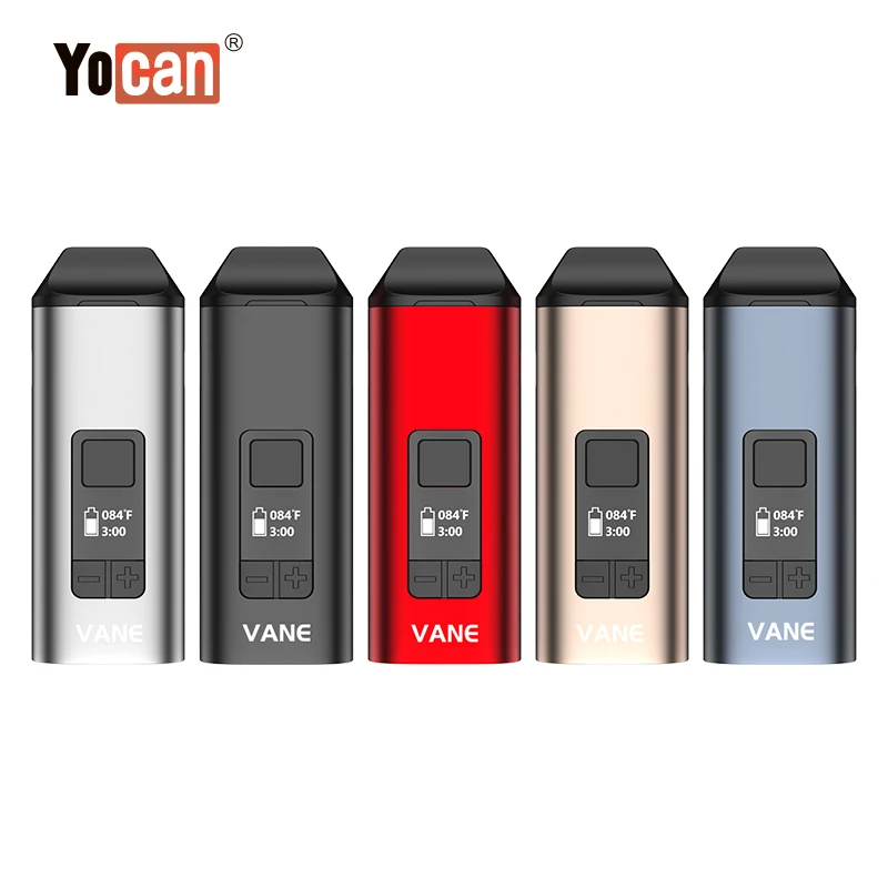 Yocan Vane травяной испаритель 1100mAh батарея с OLED экраном Быстрая доставка заводская цена сухая трава вейп ручка низкий MOQ