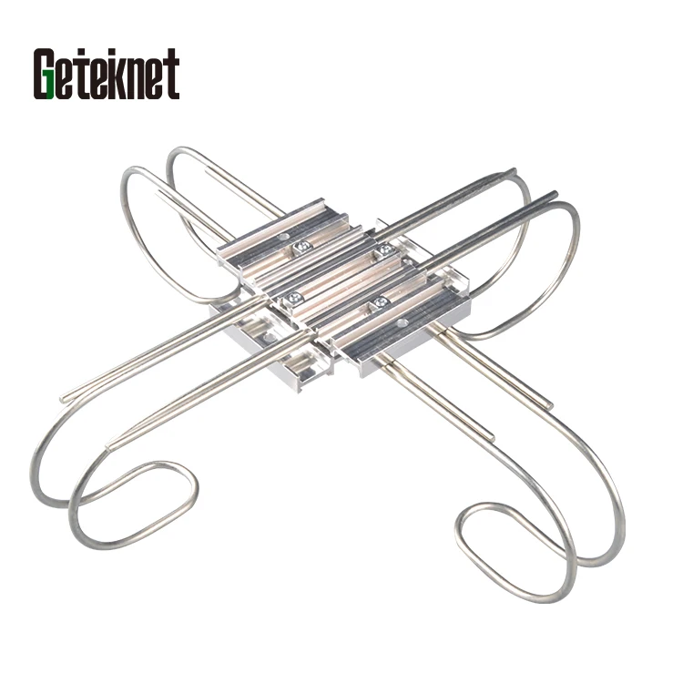 FTTH Hook Clamp for fiber cable Earth Wire Dead End Clamp Low Tension Clamp Aluminium Alloy Geteknet Standard