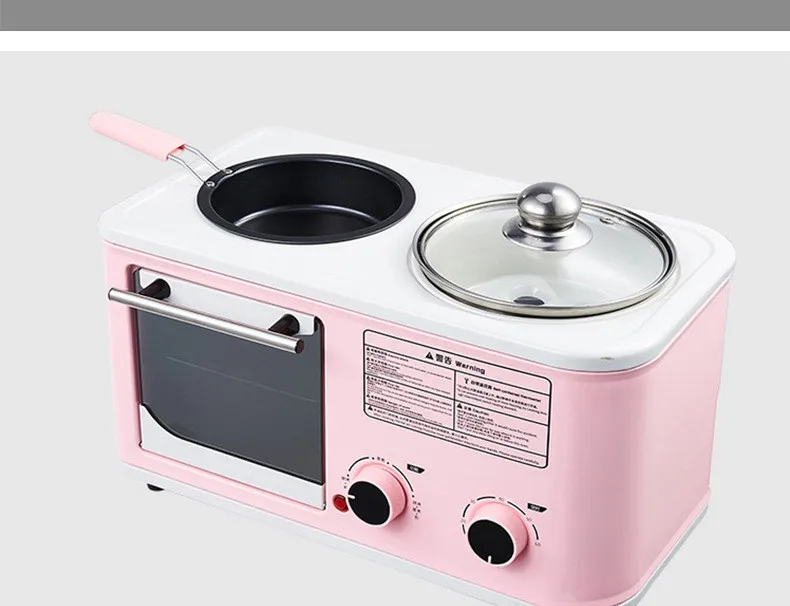 Multi-function breakfast maker Home 4-in-1 breakfast maker 3-in-1 toaster oven bread maker