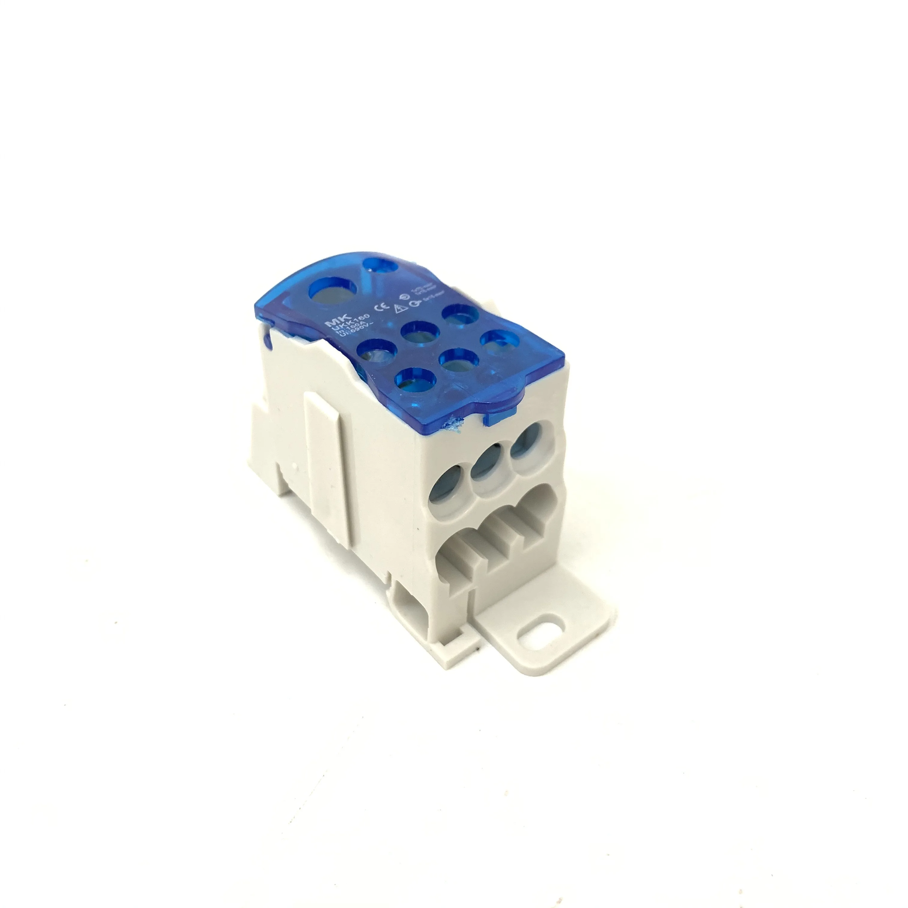 UKK Series 80A 125A 160A 250A 400A 500A Din Rail Terminal Blocks Connector