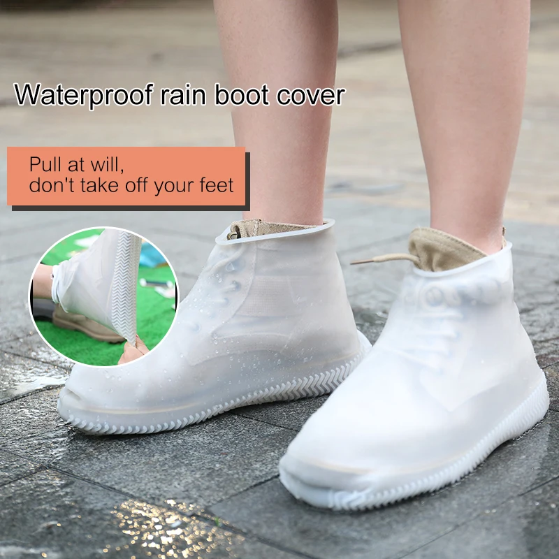 Wholesale Custom Silicone  Shoe cover Rain Waterproof non-slip Protect your shoes in the rainy day Shoe cover