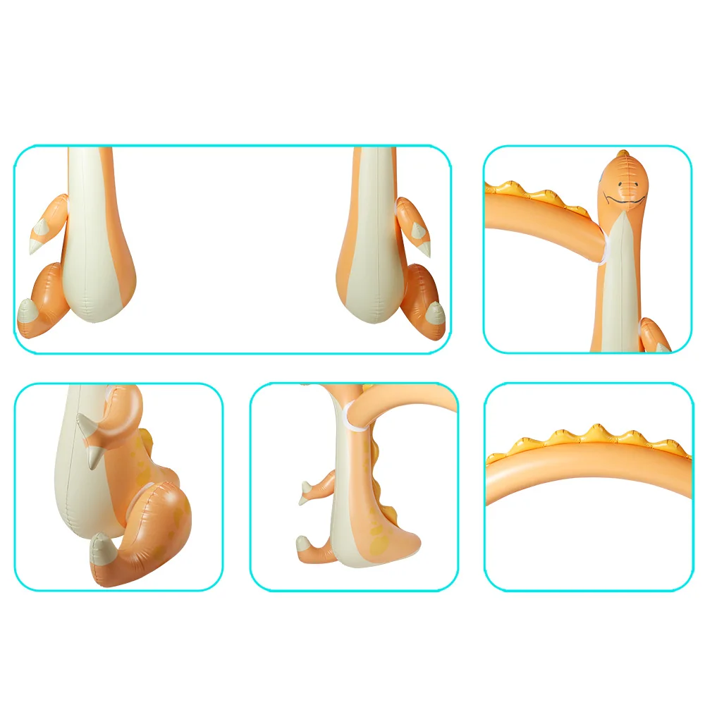 Hot sale dinosaur giant water summer play outdoor commercial water play toy inflatable arch for children