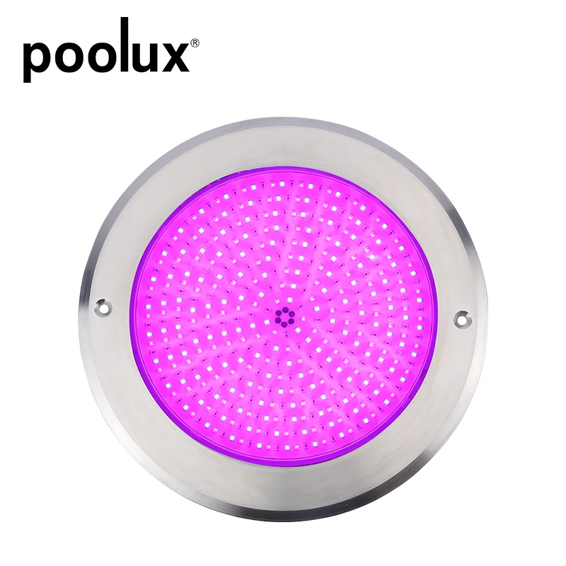2023 hot selling Poolux IP68 Waterproof 316ss 8mm Resin Filled Underwater LED Light Swimming Pool led Light