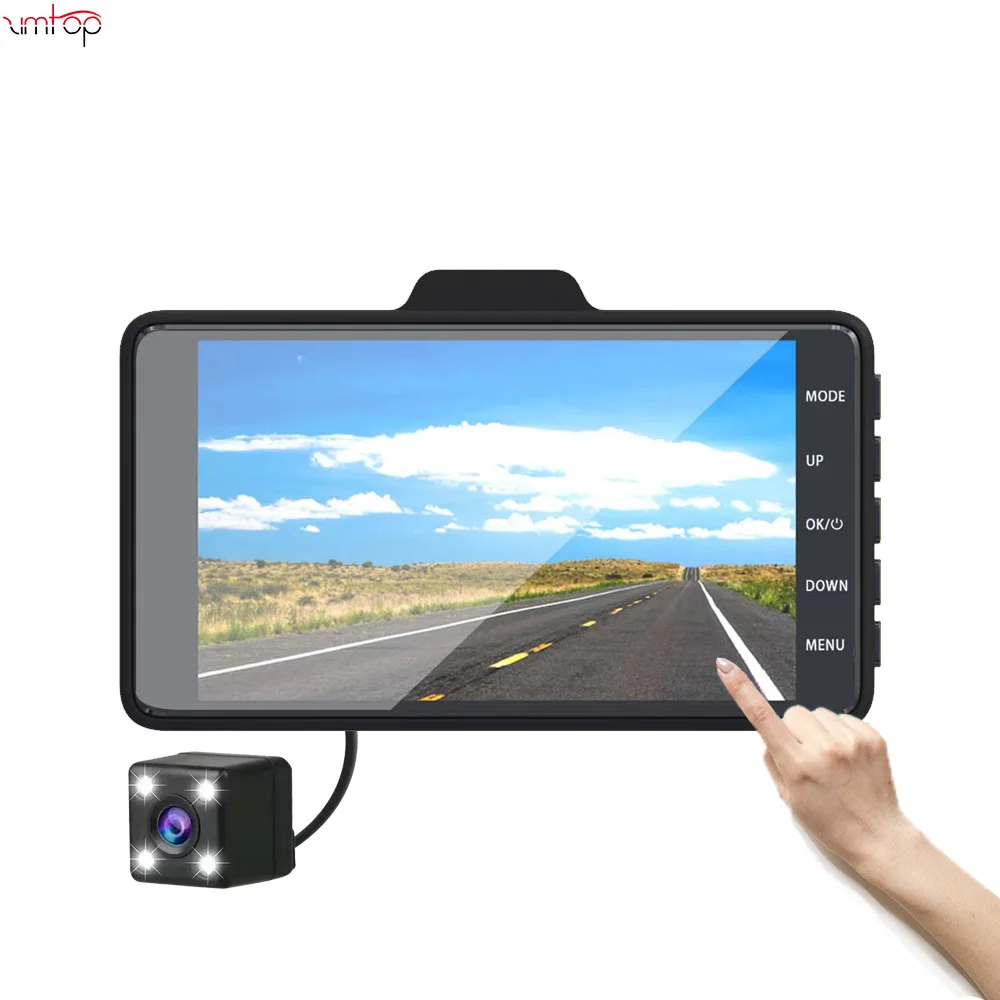 New Dash cam Driving Recorder  Dual Lens CAR DVR FHD1080P Touch Screen With Backup Rear Camera Registrar Car Video Recorder