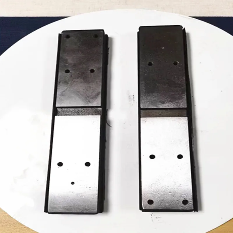 back pad for beveling machine, straight line machine, back plate