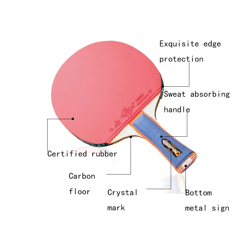 Table tennis racket single pack table tennis racket training game table tennis racket