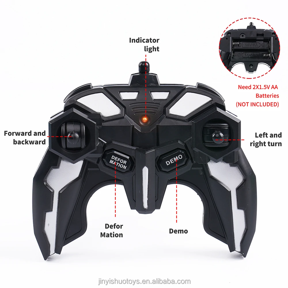 2.4G RC car one button deformation remote control car deformation robot