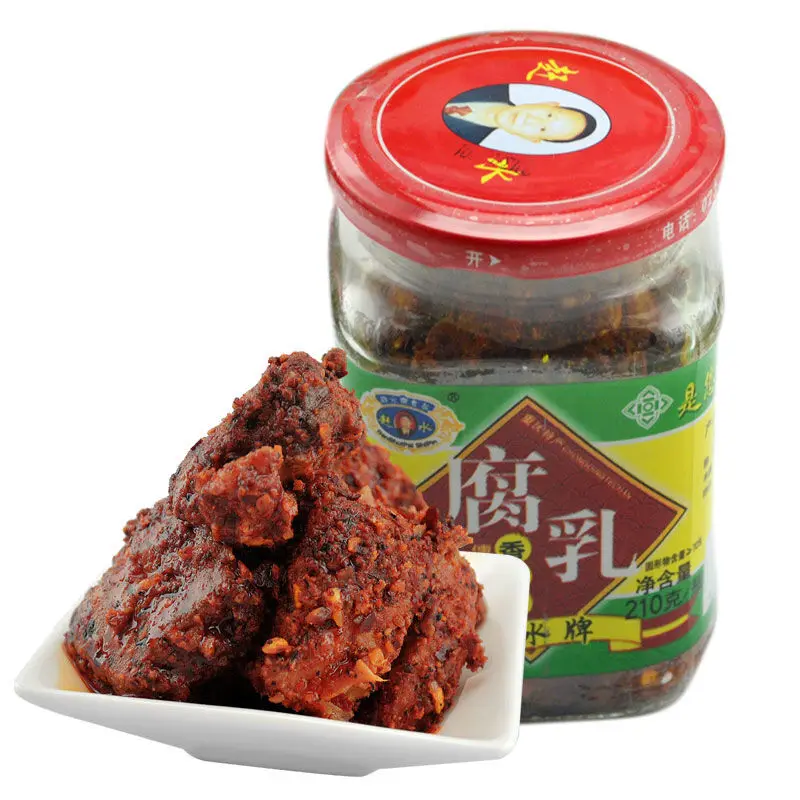 Delicious spicy tofu milk mold tofu fermented milk food condiments condiment