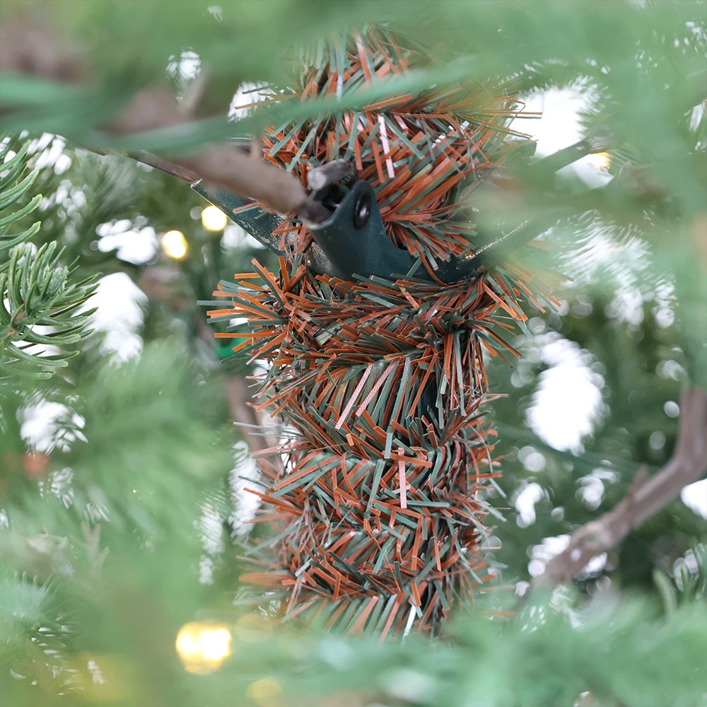 Outdoor&Indoor Wholesale Christmas Decoration Prelit Artificial Premium Needle Pine Green Christmas Trees