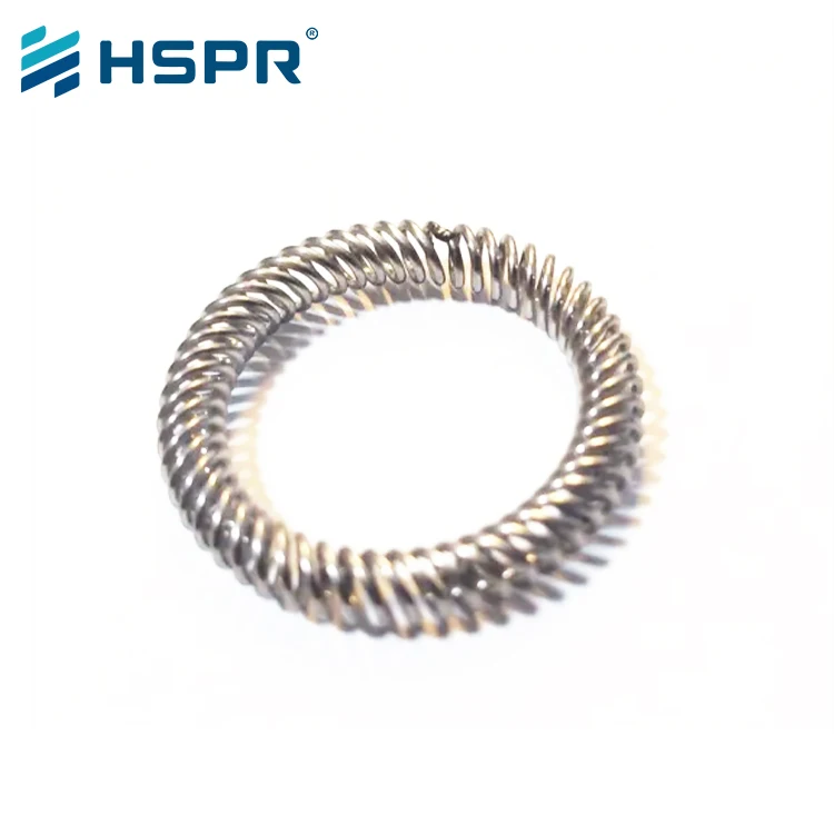 Huihuang Factory Supply  OEM Elastic Stainless Steel Circle Oil Seal Circle Shape O ring Garter Spring