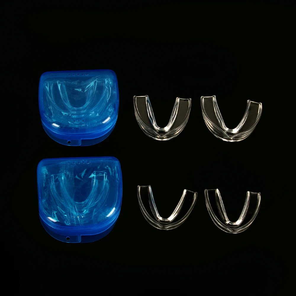 Pack of 8 Moldable Anti Snoring Mouth Guard for Teeth Grinding Clenching Bruxism Sport Athletic Whitening Tray