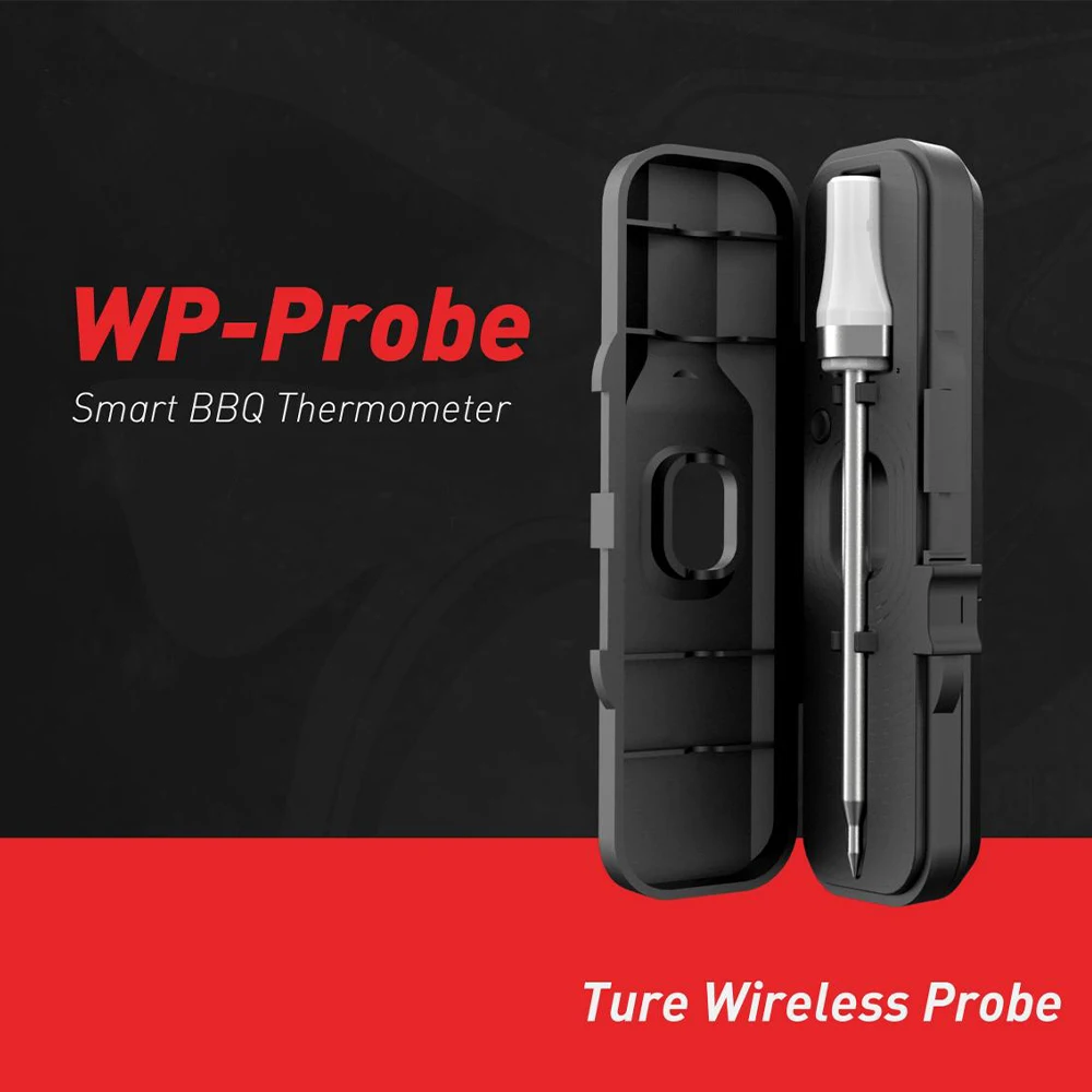 Bluetooth Premium Smart Waterproof Kitchen Food Meat Truly Wireless Thermometer With High Temperature Probe For Grill Barbecue