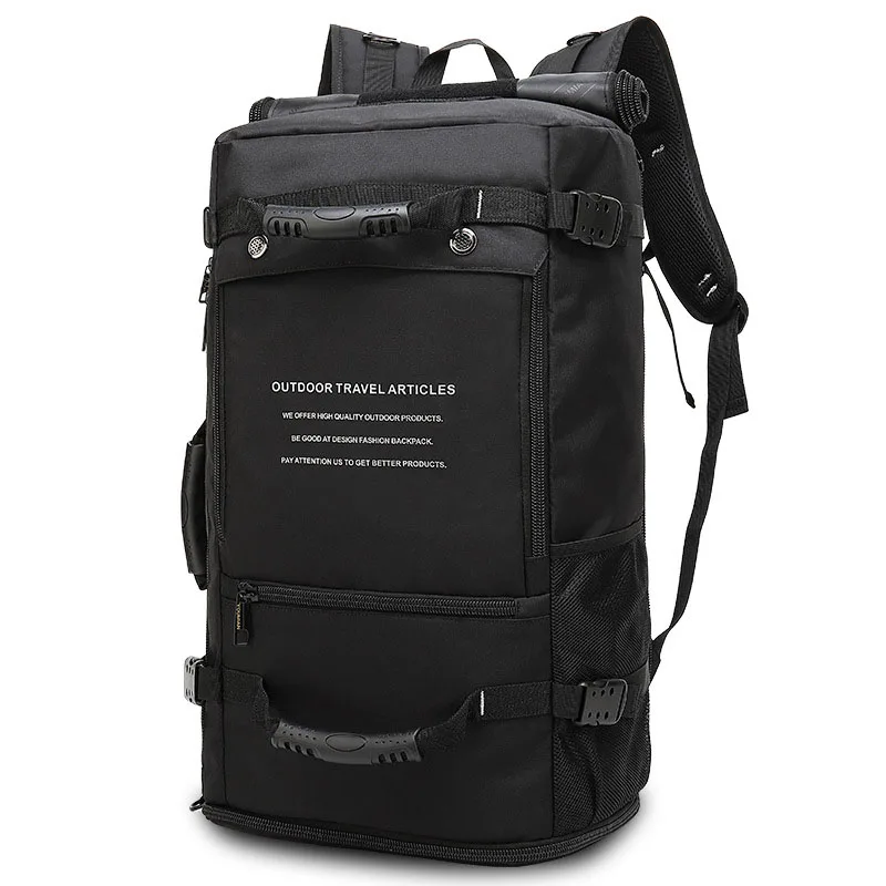 Водостойкий скрытый плечевой ремень для пешего туризма черный Оксфордский дорожный спортивный вещевой рюкзак улицы