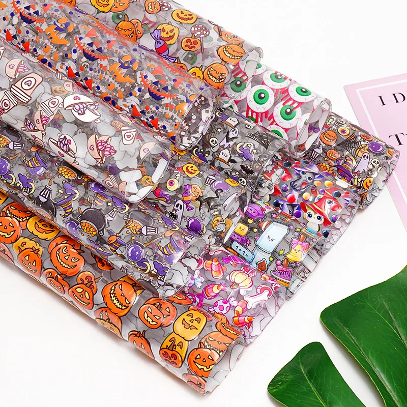 30*120Cm Faux Synthetic Leather Sheets Sunflower Printed Vinyl Leather For Shoes Bag Decoration