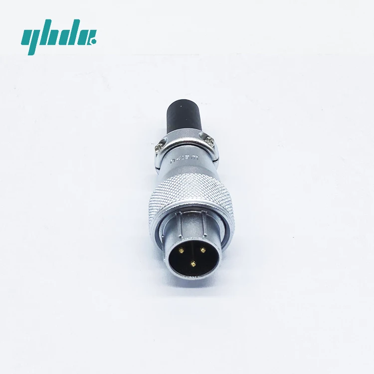 TOP WS16J3TQ IP67 3 Pin Military Circular Amphenol Connector Plug PVC Sleeve Connector Male Connector for assembly Bnc Machine