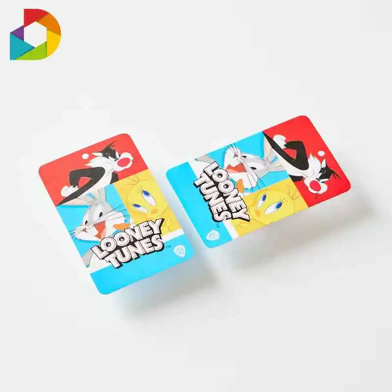 Custom Cartoon Pattern Pull Tab Lottery Tickets Peel off Games Cards Made from Quality Offset Paper