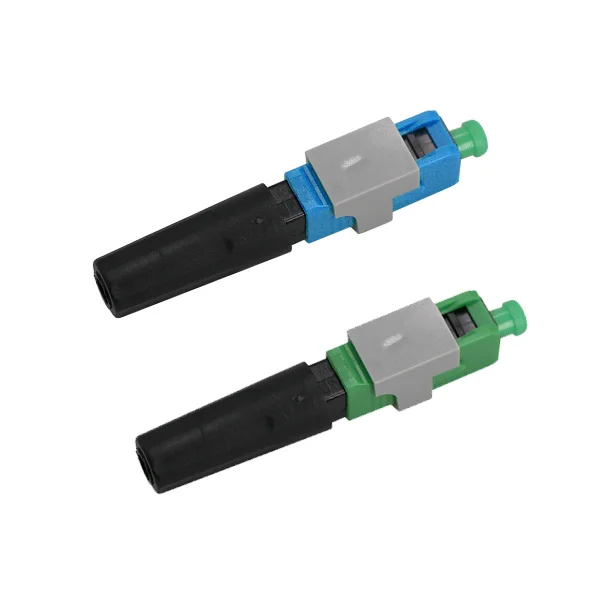 
 Бесплатный образец FTTH Синий Зеленый Быстрый разъем SC UPC/APC Волоконно-оптический Быстрый разъем для сборки на месте  