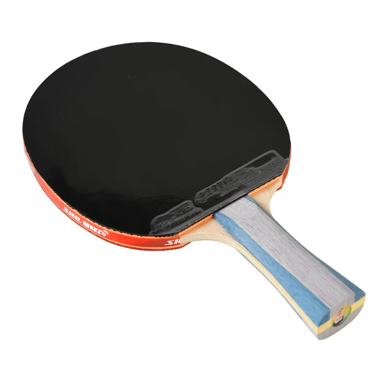 DHS 6-star Horizontal Vertical double-sided rubber professional PingPong Racket table tennis bat