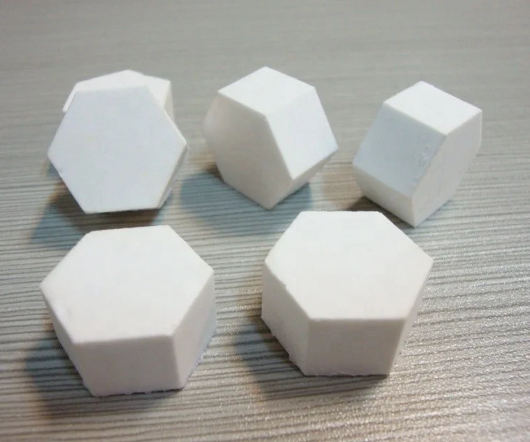 Abrasion Resistant 92%/95% Alumina Ceramic Hex Tile 12MM 6MM