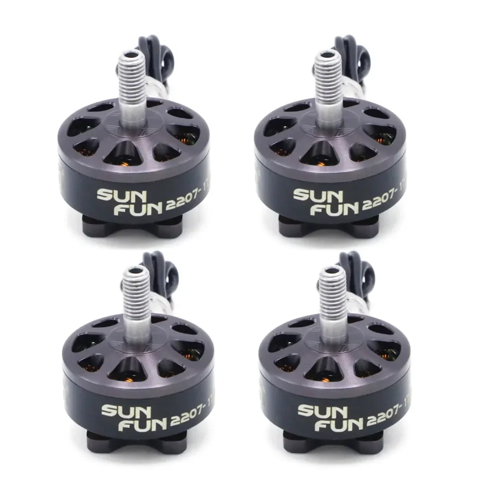 Гоночный бесщеточный двигатель DYS SUN FUN 2207 1750KV 2450KV 2750KV CW Thread FPV для радиоуправляемого дрона квадрокоптера запасные части