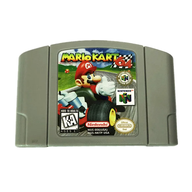 Super Smash Bors Paper Mario Kart Party The Legend of Zelda Ocarina of Time Master Quest Video Game Cards For Nintendo 64