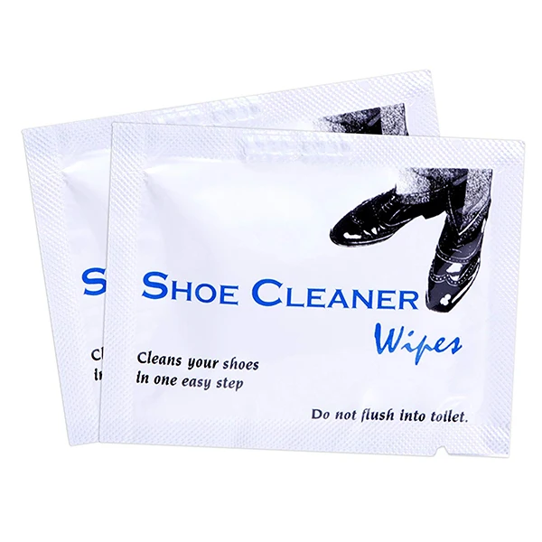 
Single pack leather shoes nonwoven spunlace fabric cleaning wet wipes / tissue epa approval 