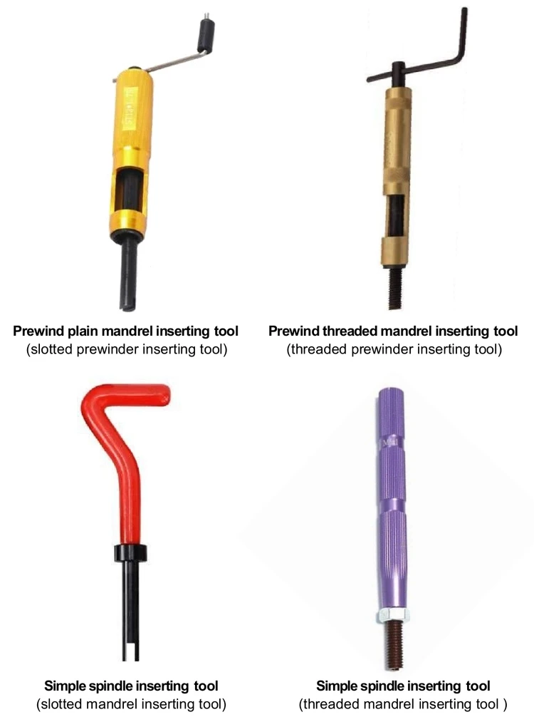 Steel wire screw insert installation tool wrench, thread insert tool wrench, tooth insert tool M5 to M30