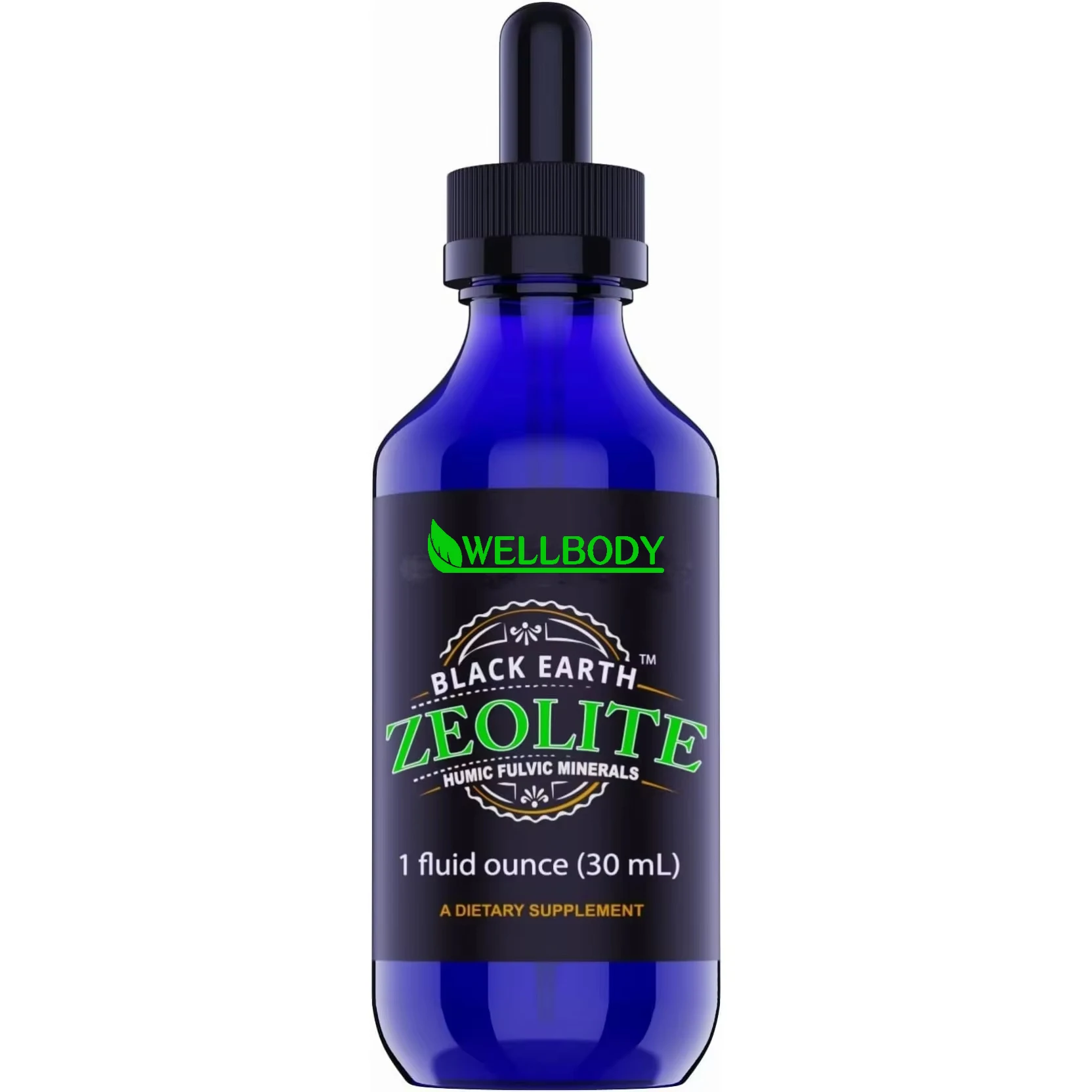 WELLBODY private label Natural food grade clinoptilolite powder zeolite drops